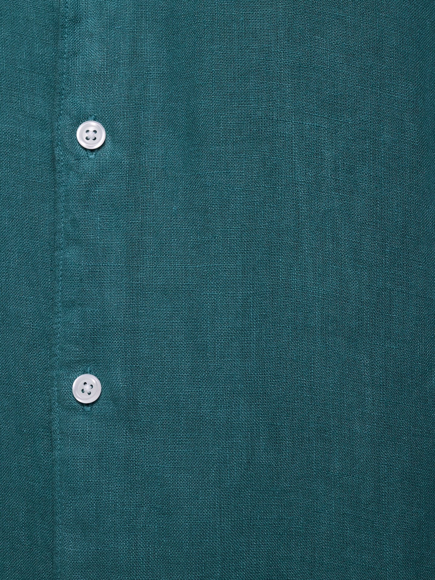 GREEN LINEN SHIRT LONG SLEEVE TAILORED FIT MARK BELLUCCI