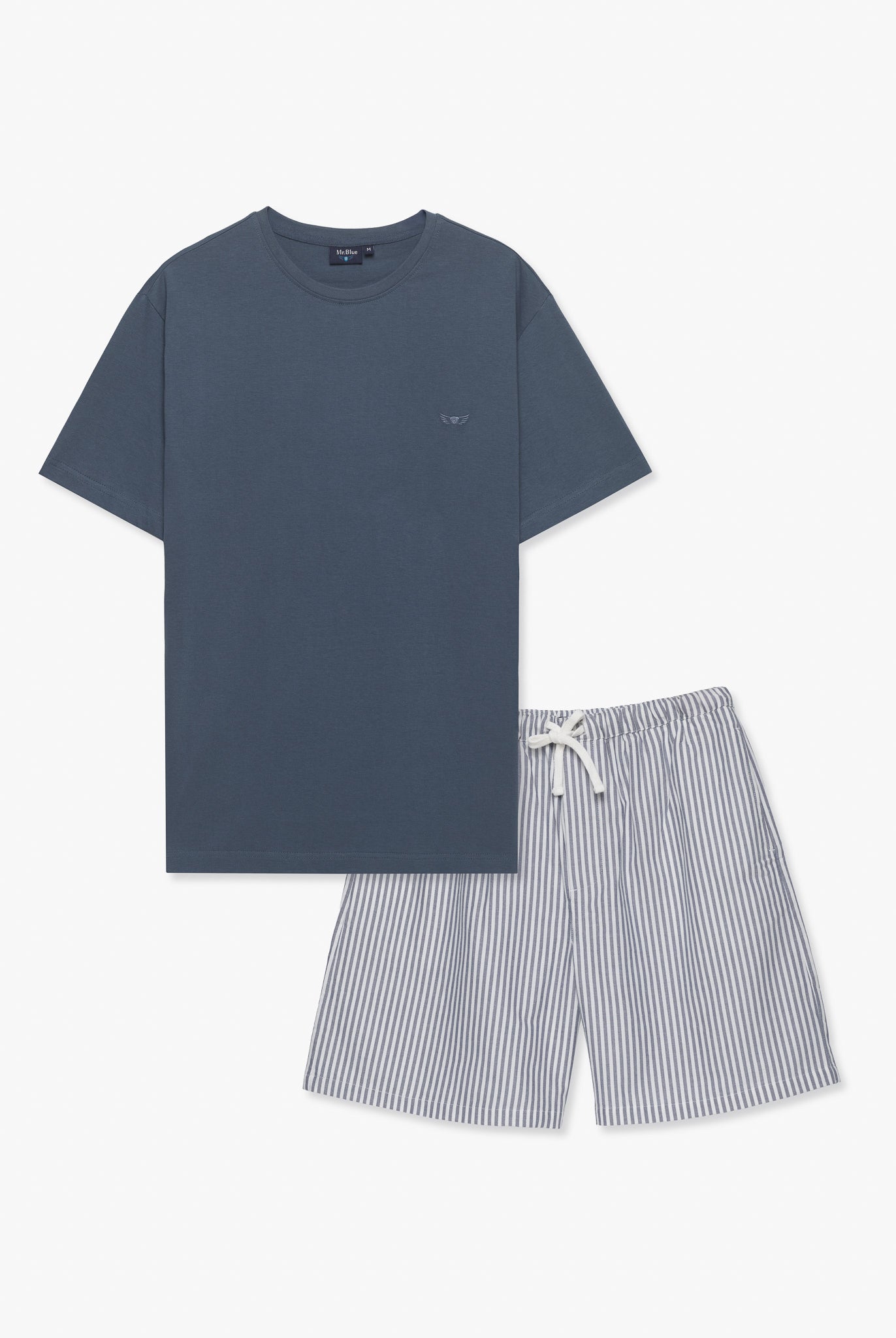 PIJAMA AZUL MANGA CURTA REGULAR FIT MR. BLUE