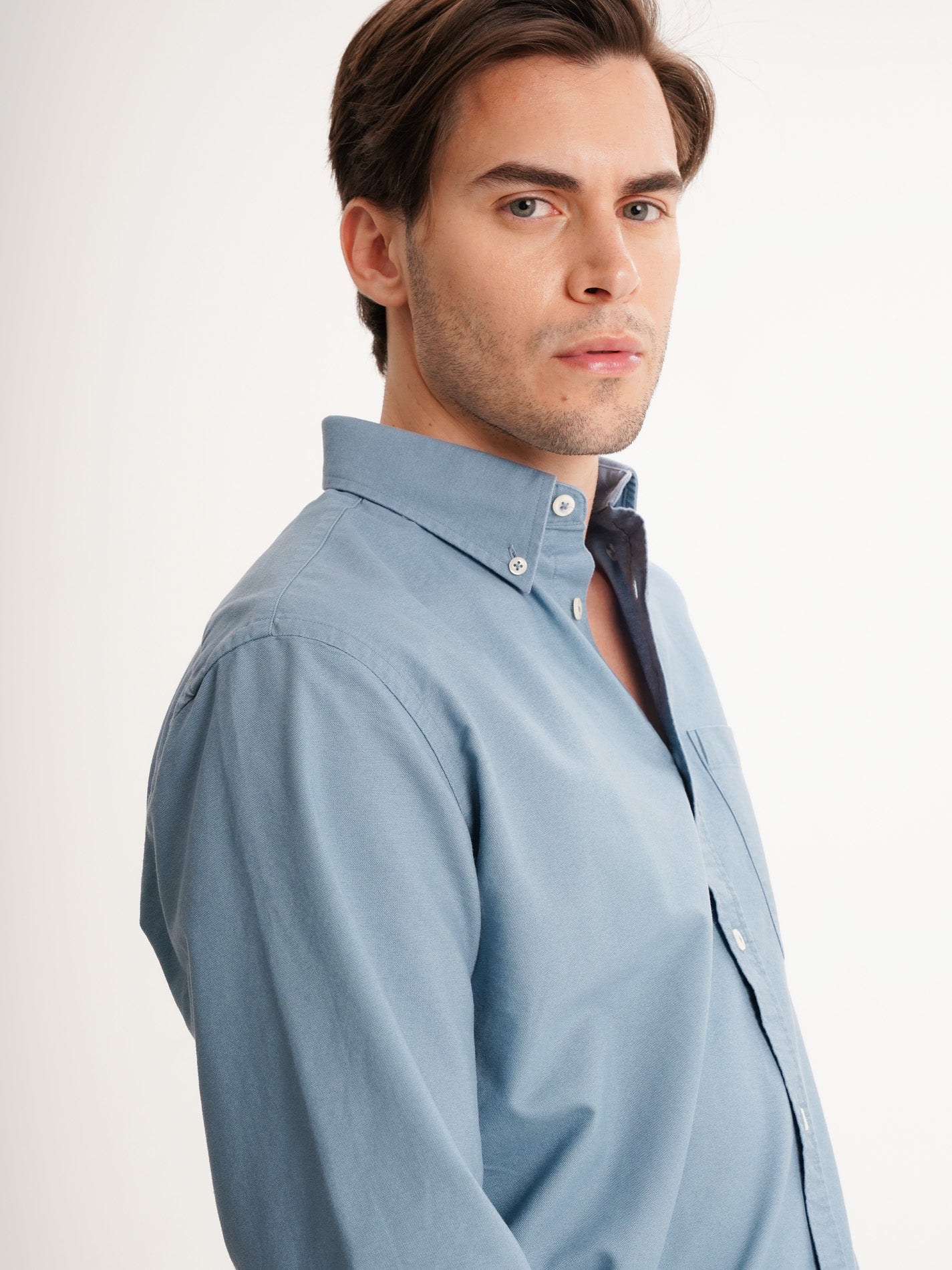 CAMISA MR AZUL REGULAR FIT. AZUL