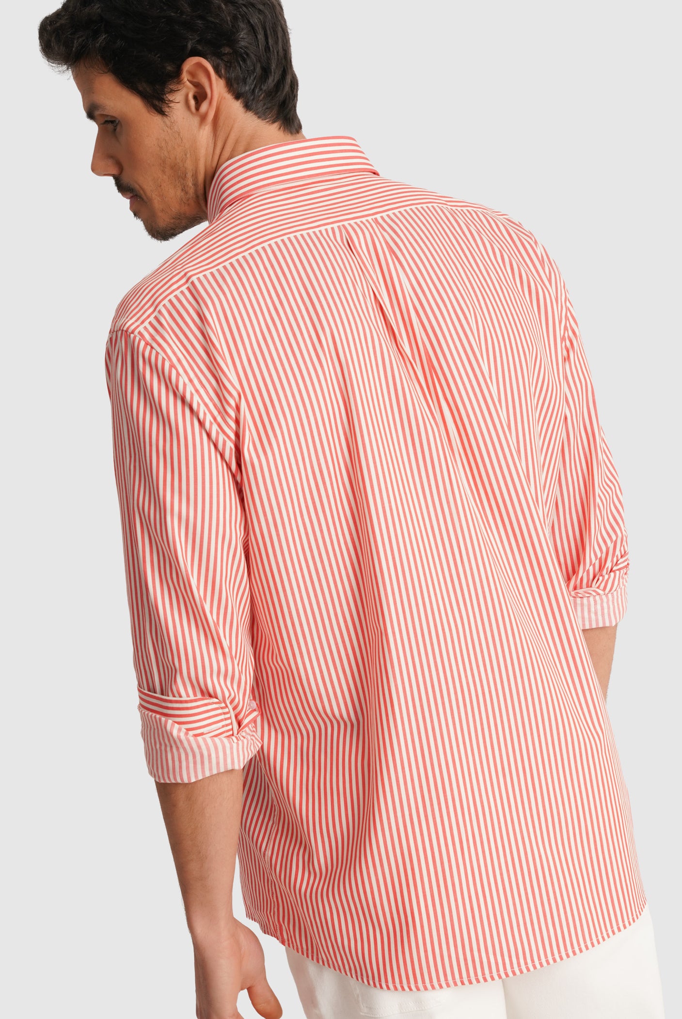 CAMISA VERMELHA MANGA COMPRIDA REGULAR FIT MR. BLUE