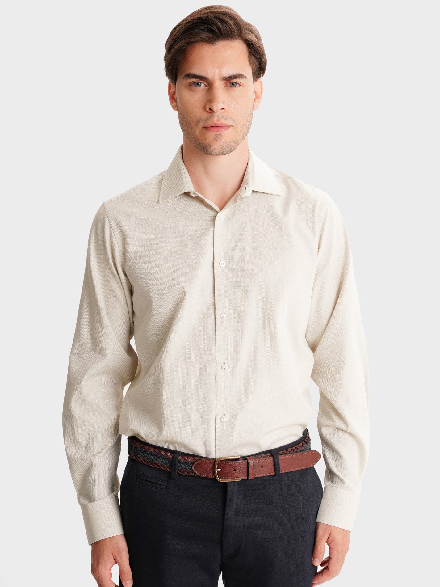 GREEN SLIM FIT MR SHIRT. BLUE