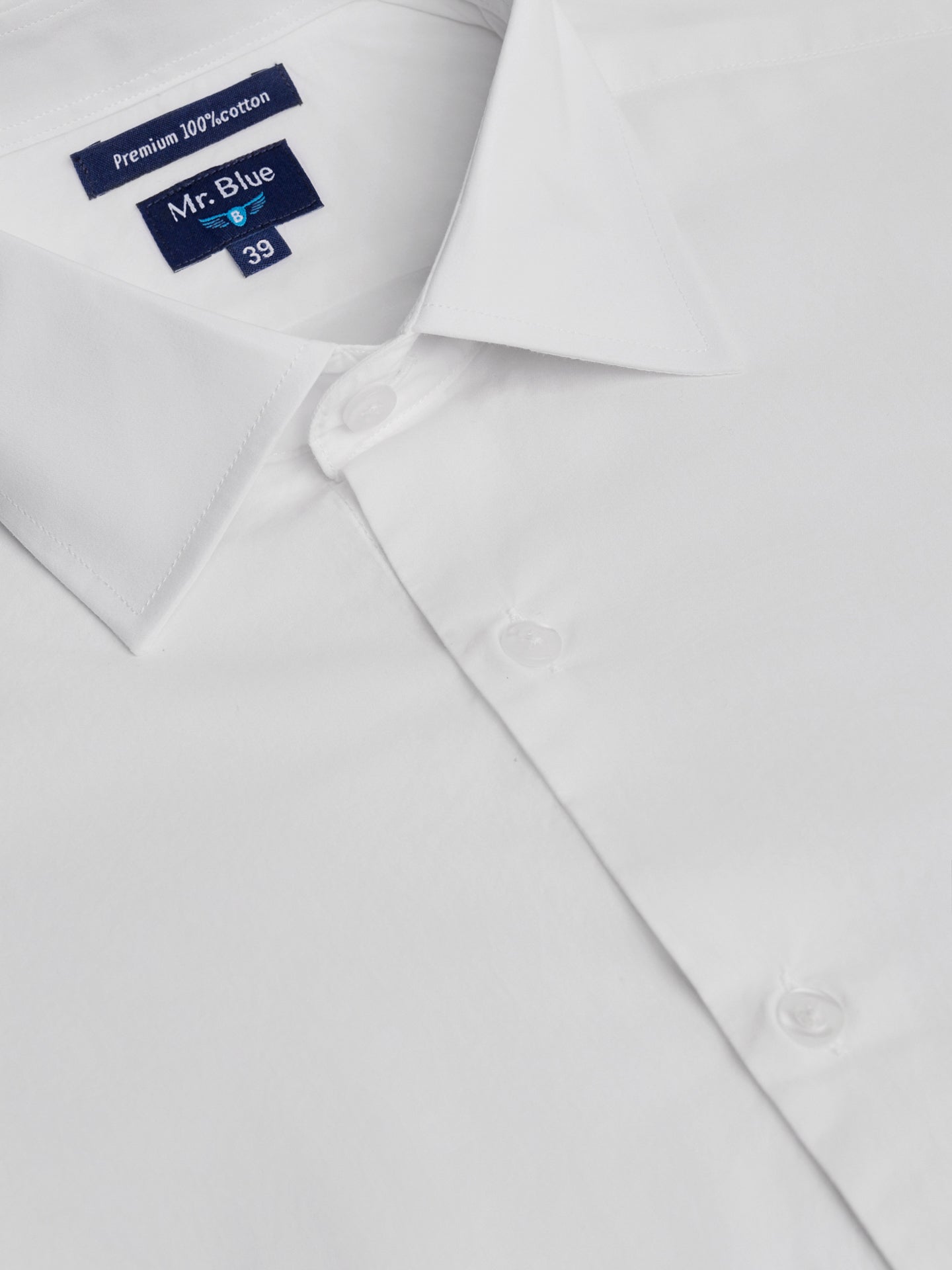 CAMISA BLANCA CLASSIC FIT MR. AZUL