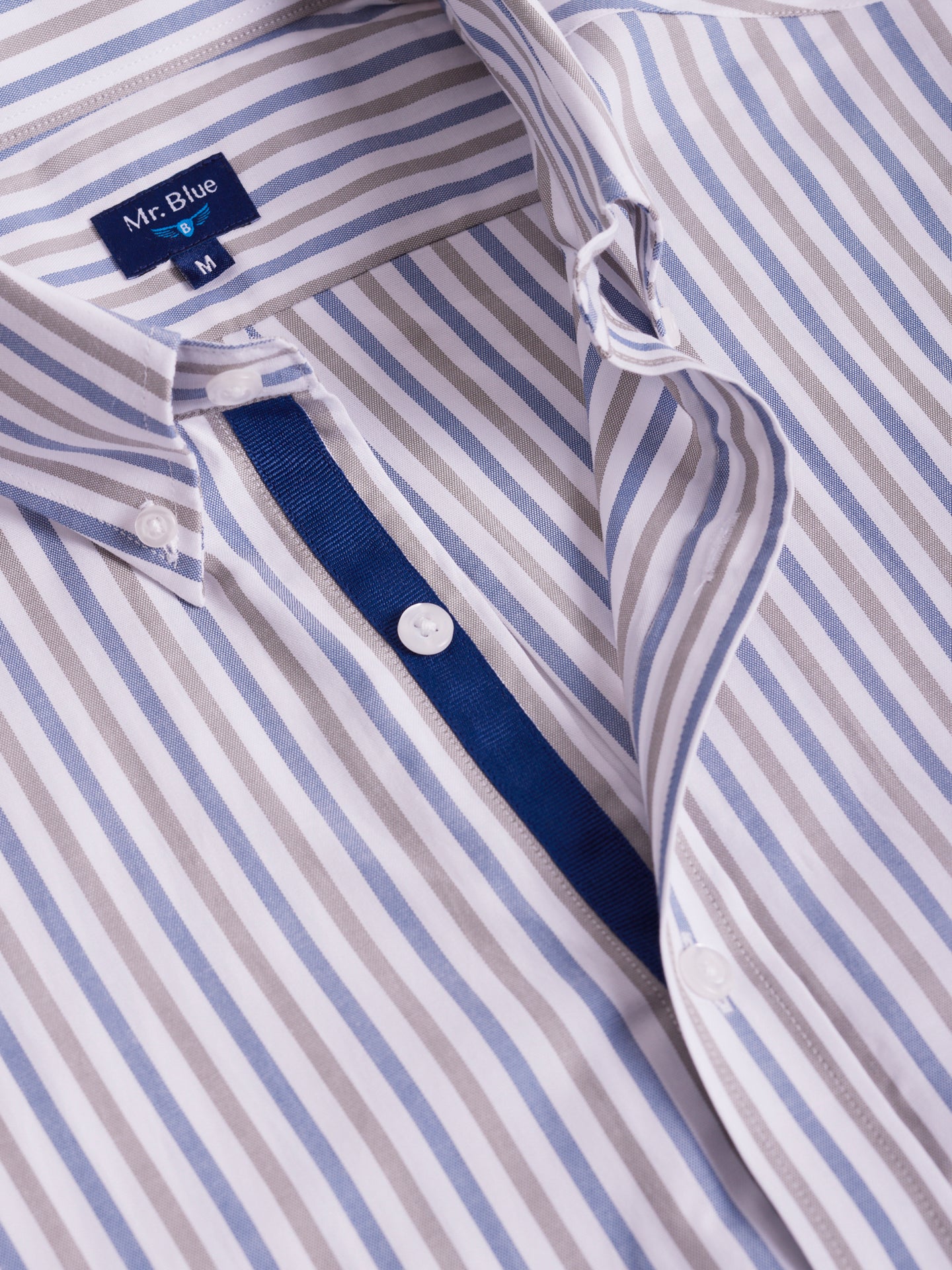 CAMISA MR AZUL REGULAR FIT. AZUL