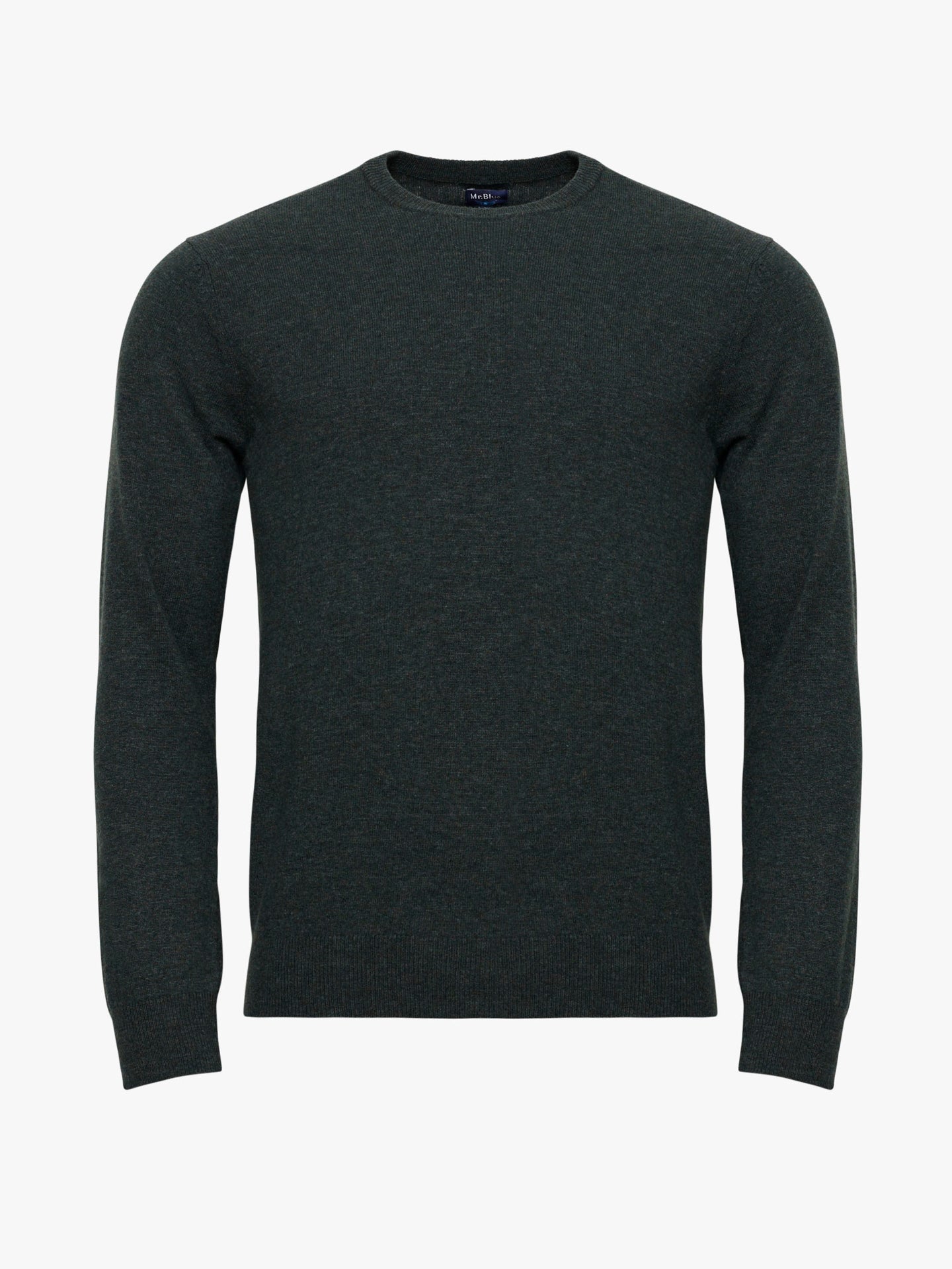 REGULAR FIT GREEN THIN PULLOVER MR. BLUE