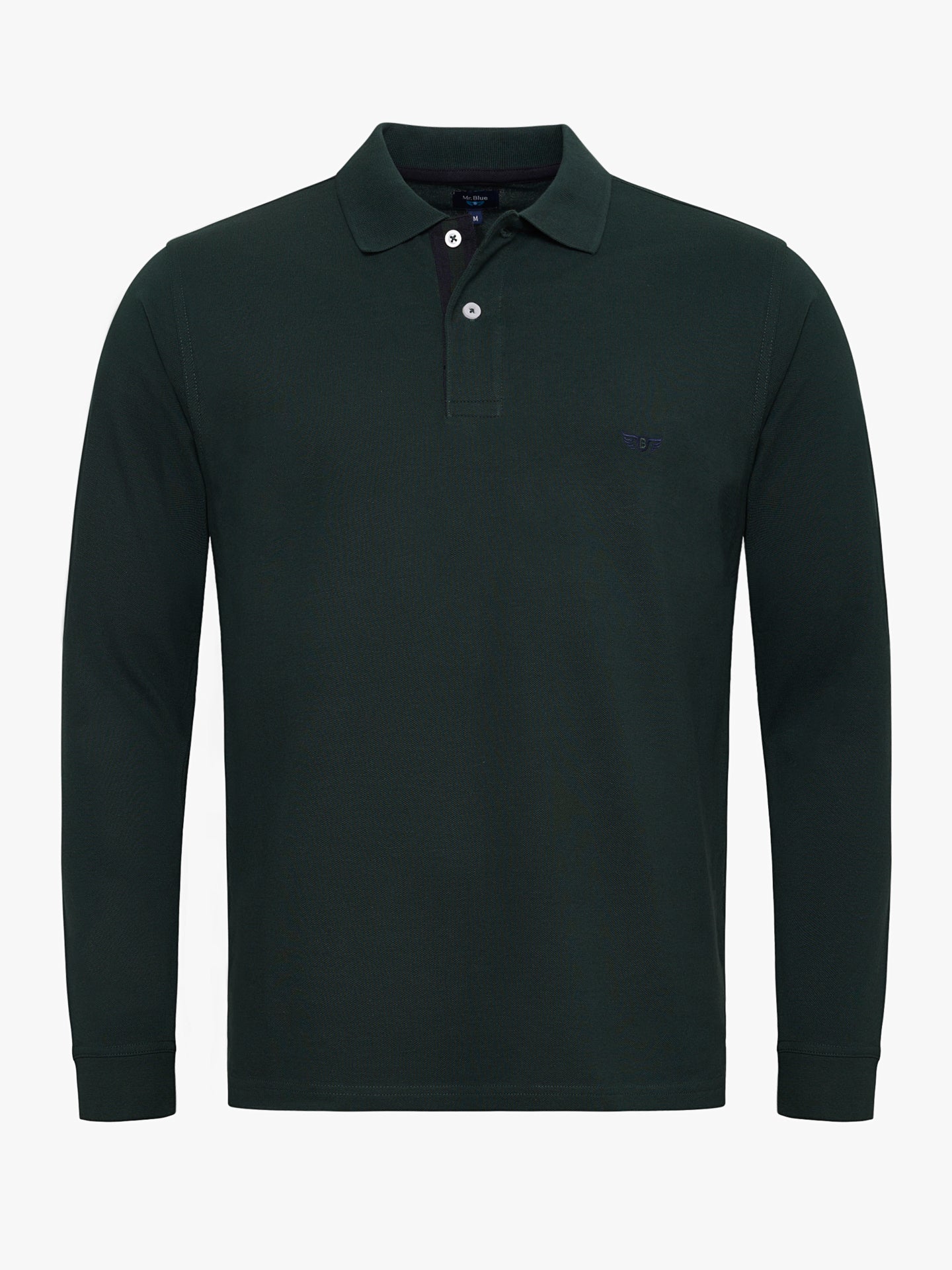 POLO VERDE MANGA LARGA REGULAR FIT MR. AZUL
