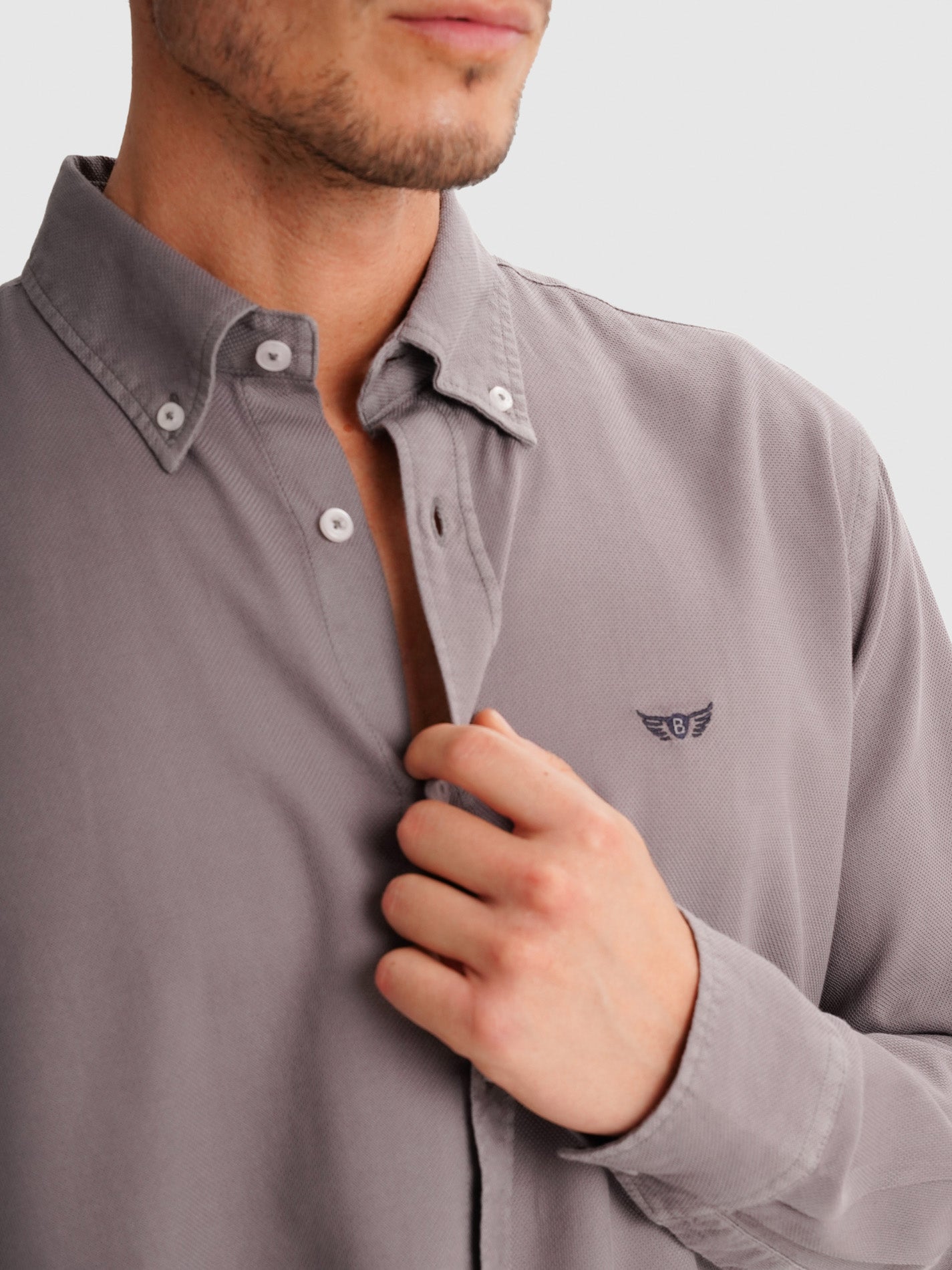 CAMISA MR AZUL REGULAR FIT. AZUL