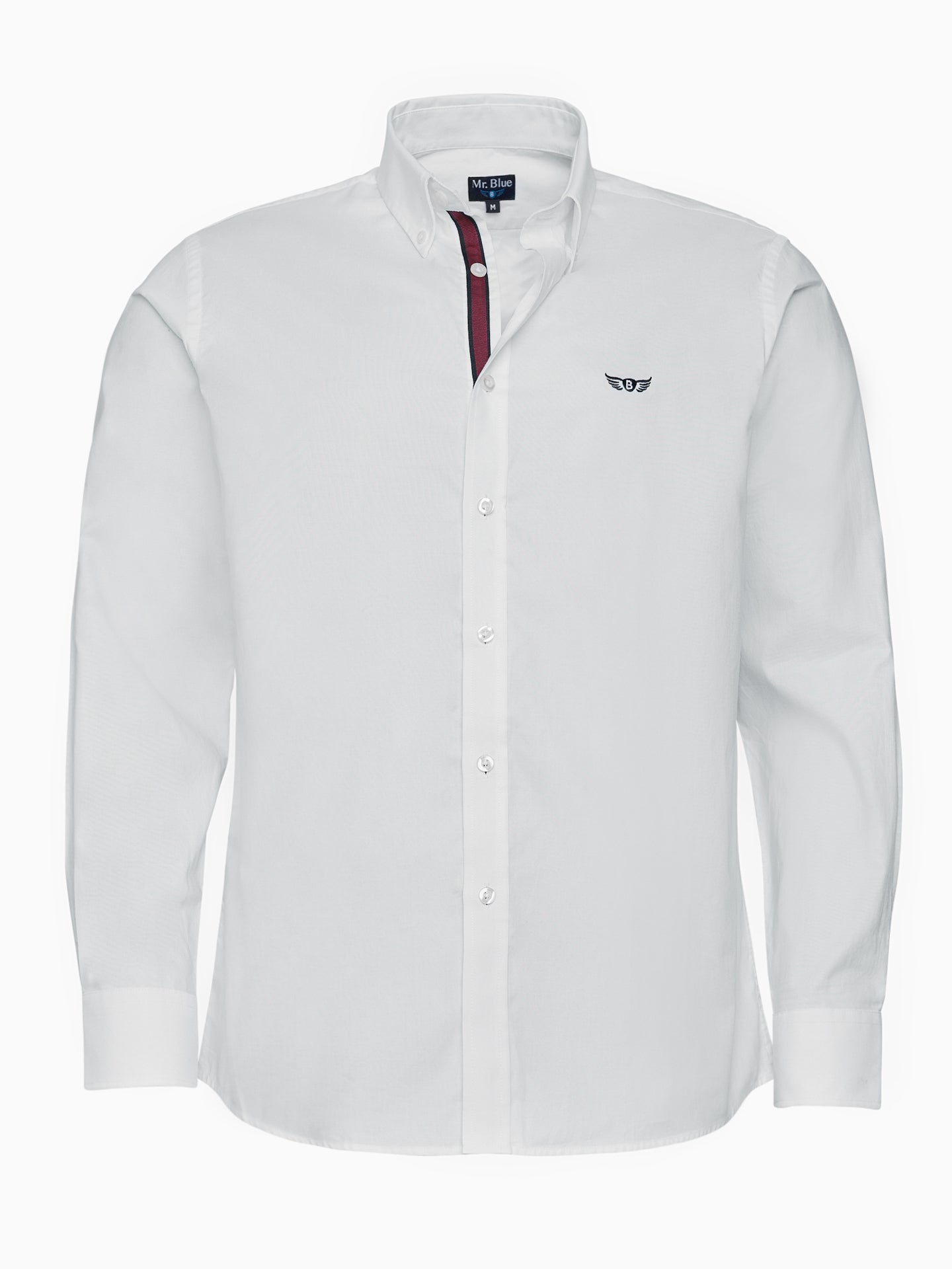 CAMISA MR BLANCA REGULAR FIT. AZUL