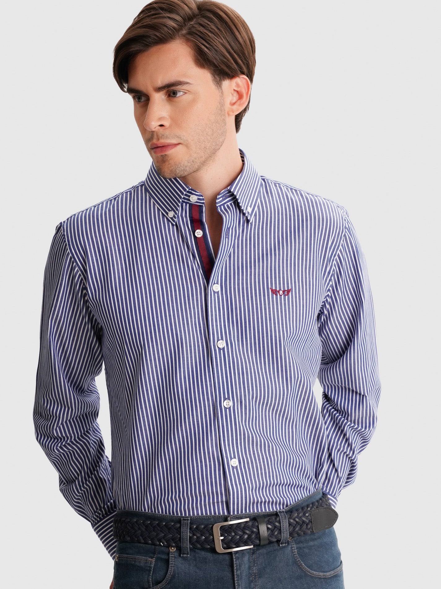 CAMISA MR AZUL REGULAR FIT. AZUL