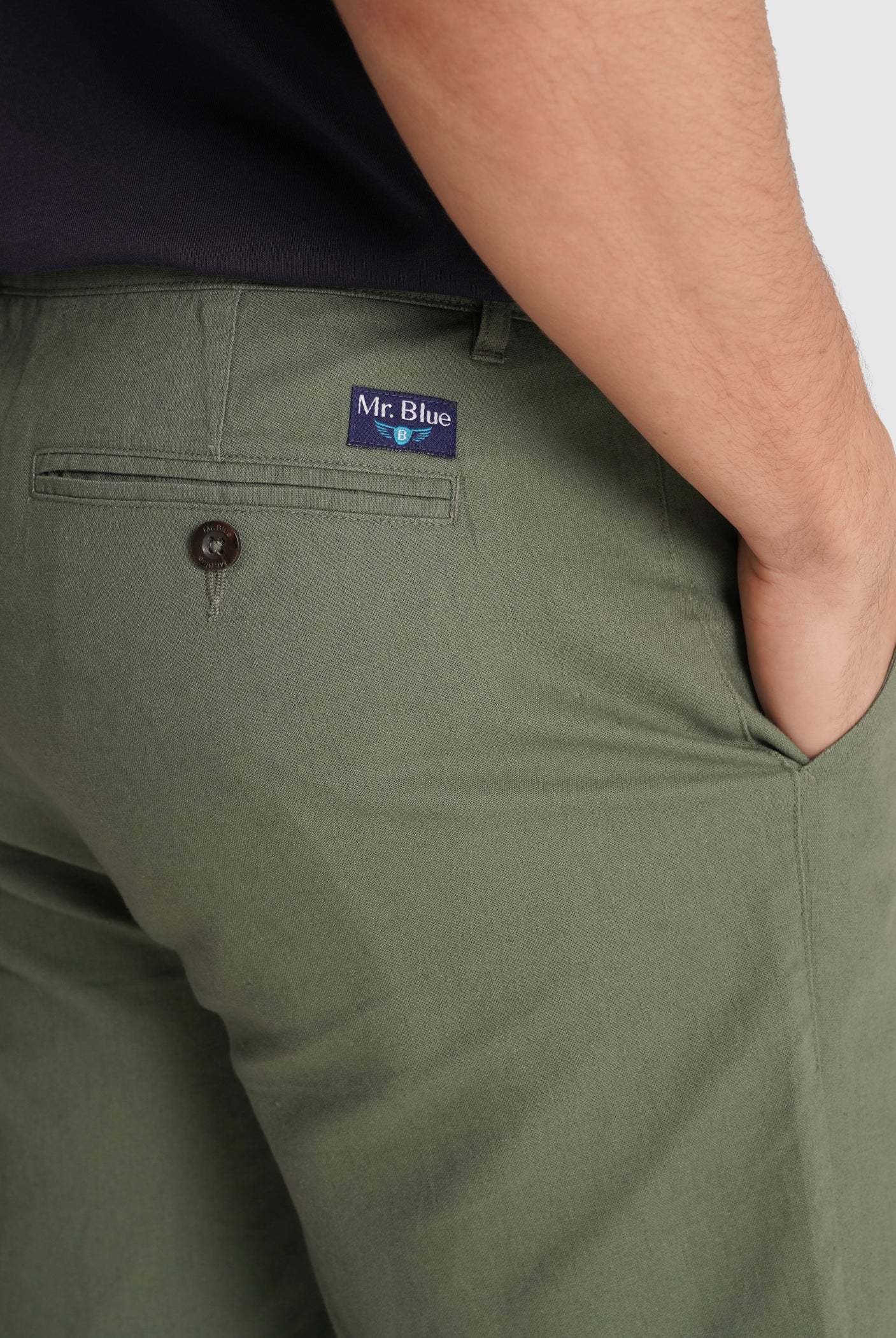 BERMUDA VERDES REGULAR FIT MR. BLUE