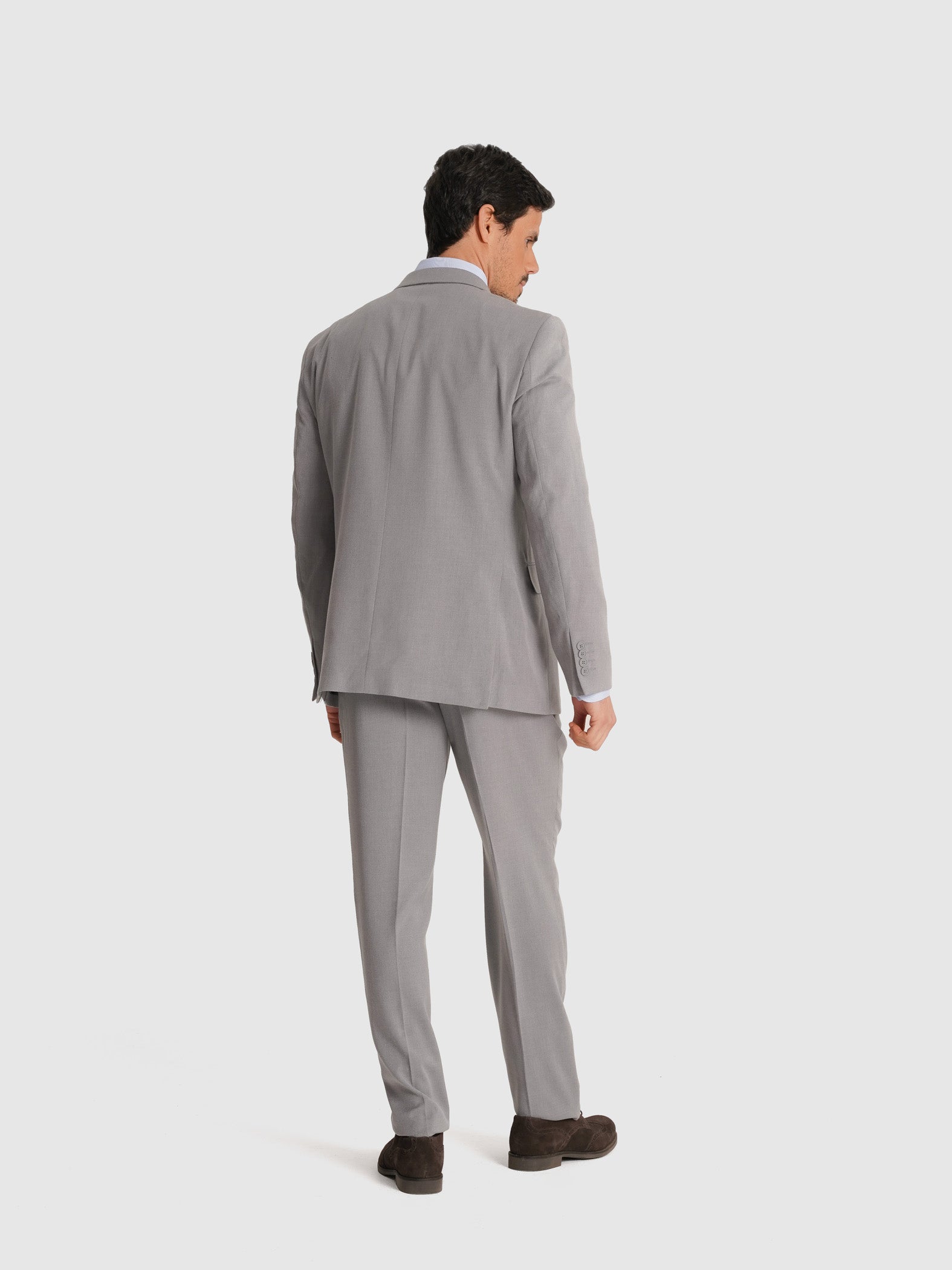 GRAY SUIT LONG SLEEVE REGULAR FIT MR. BLUE