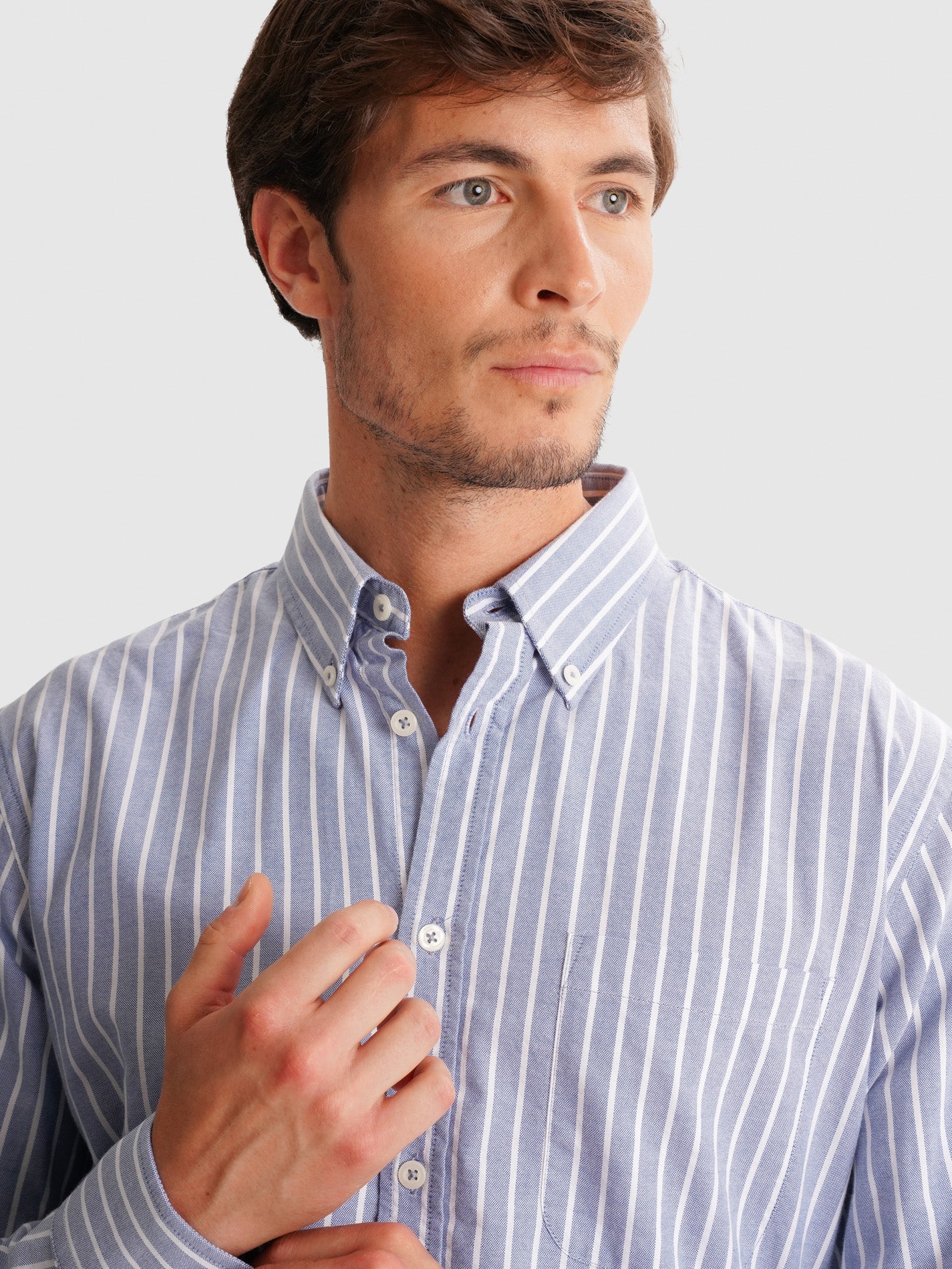 CAMISA MR AZUL REGULAR FIT. AZUL