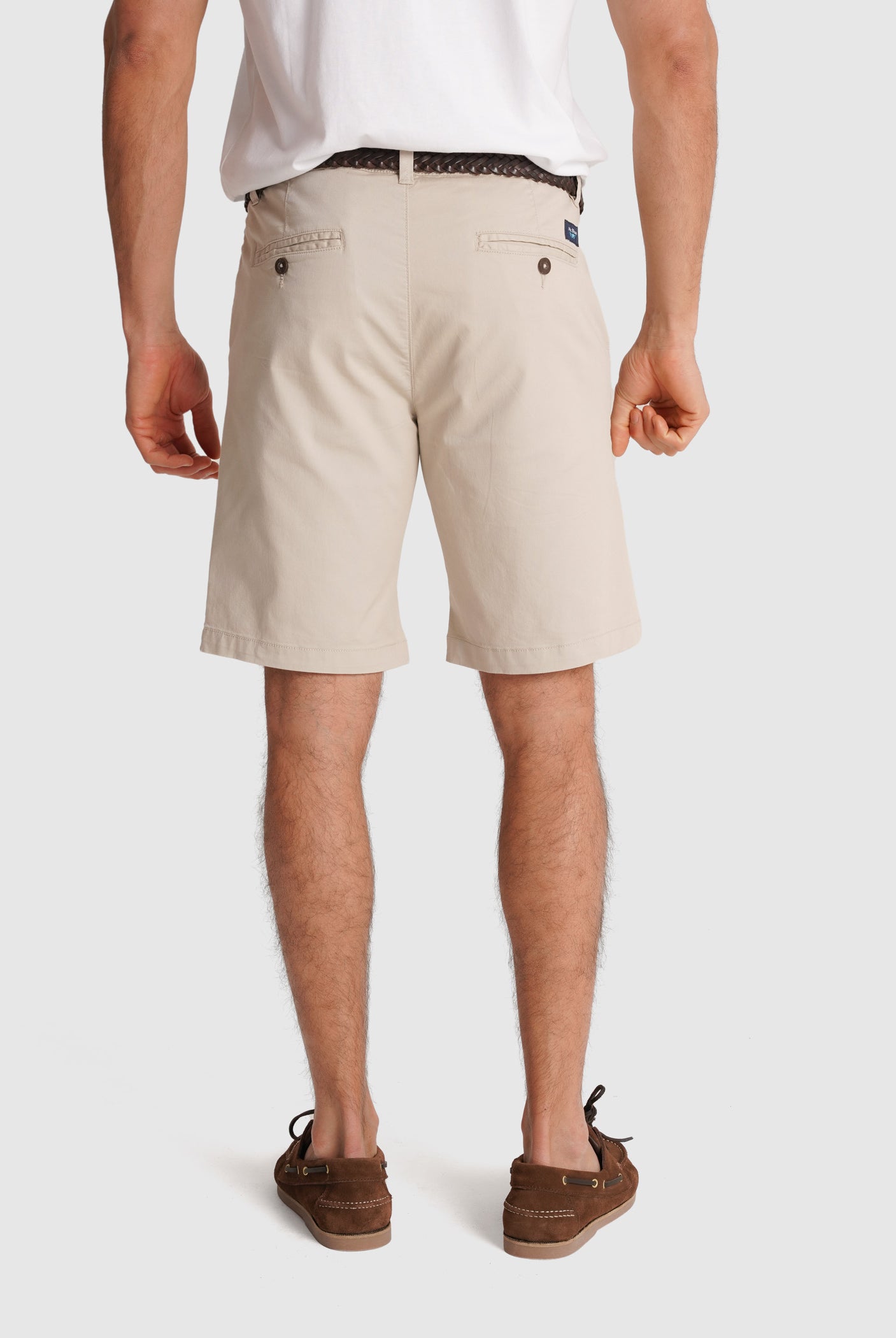 BERMUDA TWILL BEGES REGULAR FIT MR. BLUE