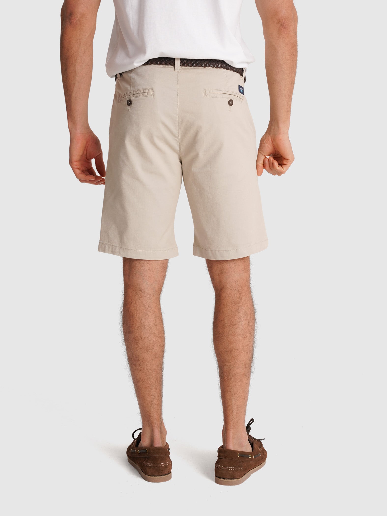 TWILL BEIGE BERMUDA REGULAR FIT MR. BLUE