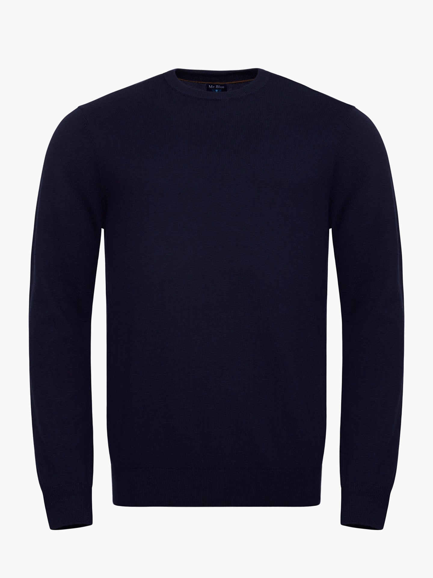 JERSEY DE ALGODÓN AZUL MANGA LARGA REGULAR FIT MR. AZUL