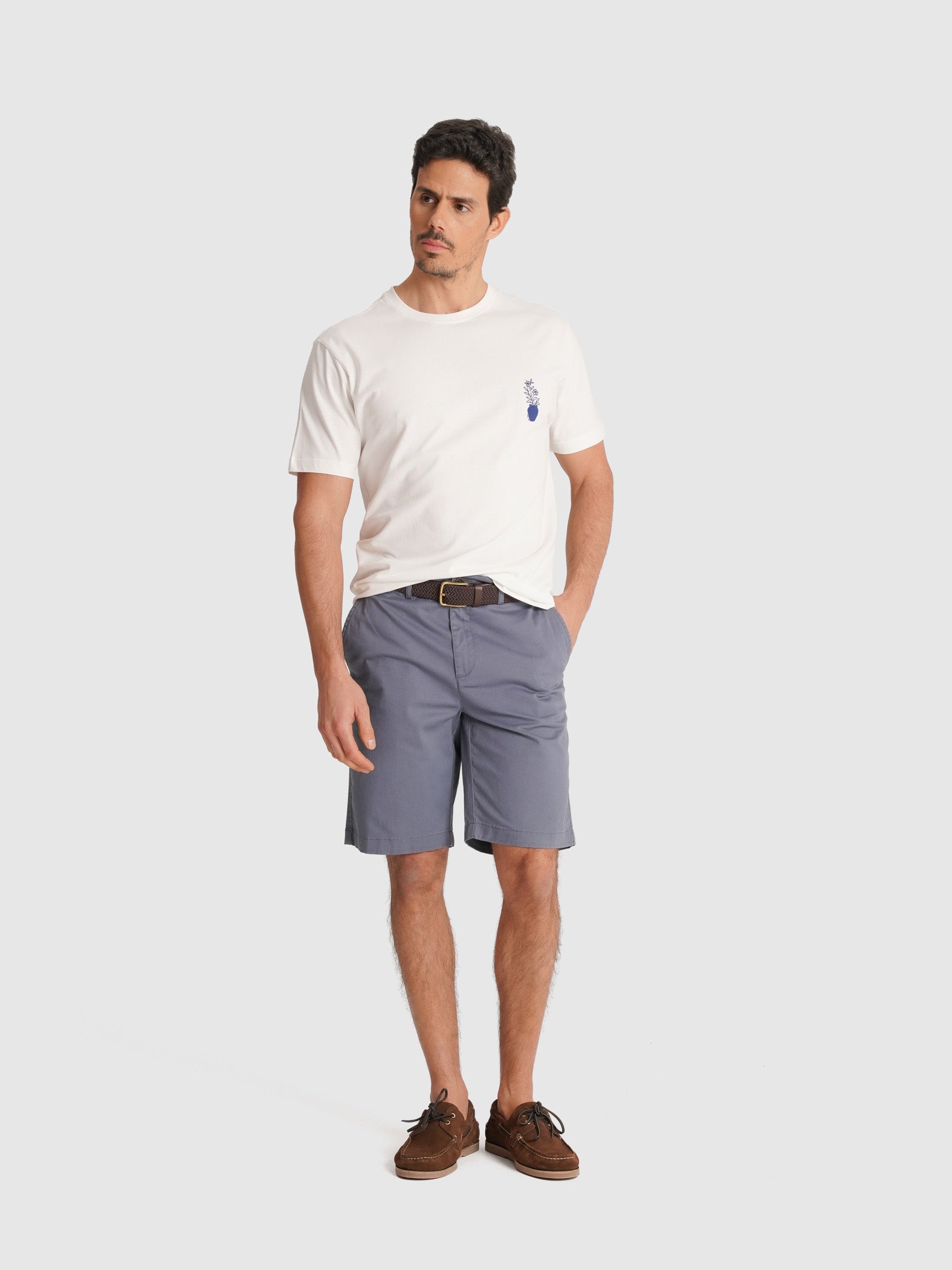 CAMISETA RAW MANGA CORTA REGULAR FIT MR. AZUL