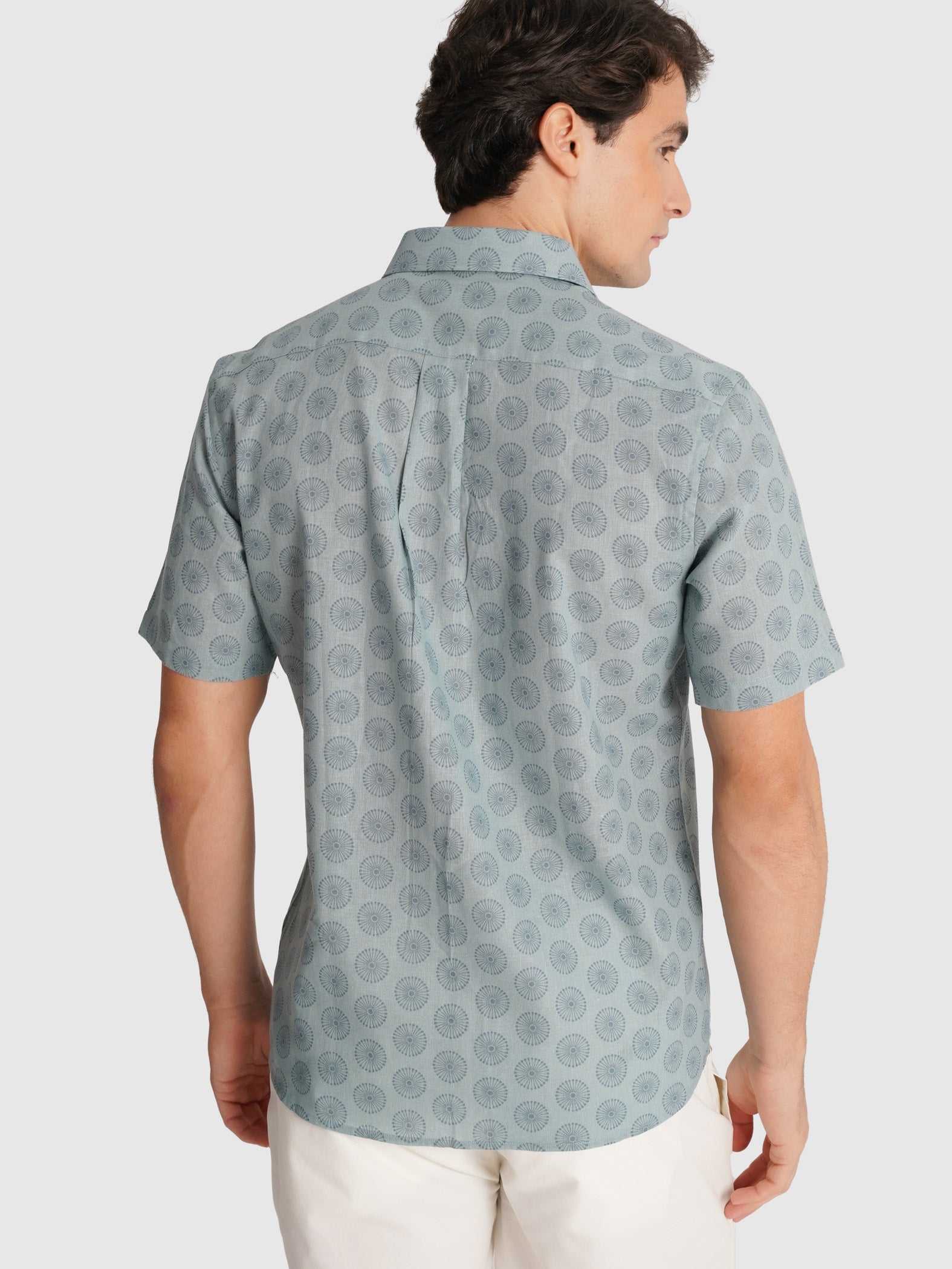 BLUE SHORT SLEEVE REGULAR FIT MR. BLUE