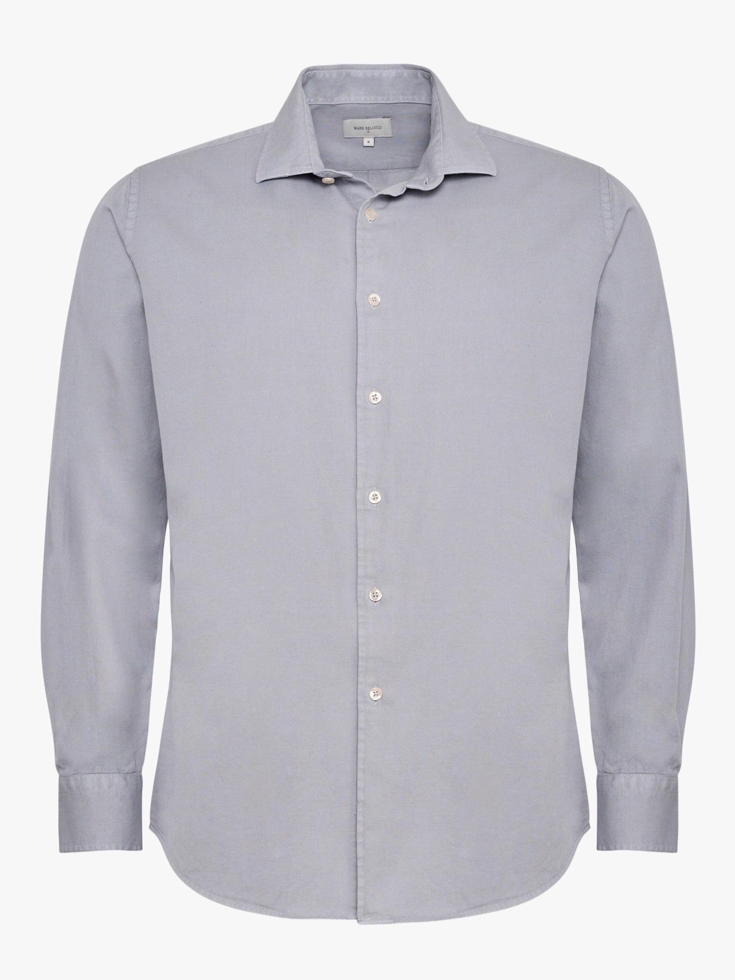 CAMISA REGULAR FIT MANGA LARGA AZUL MARK BELLUCCI