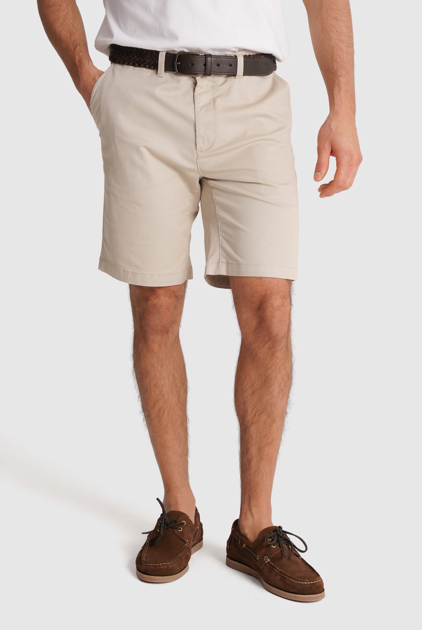 BERMUDA TWILL BEGES REGULAR FIT MR. BLUE