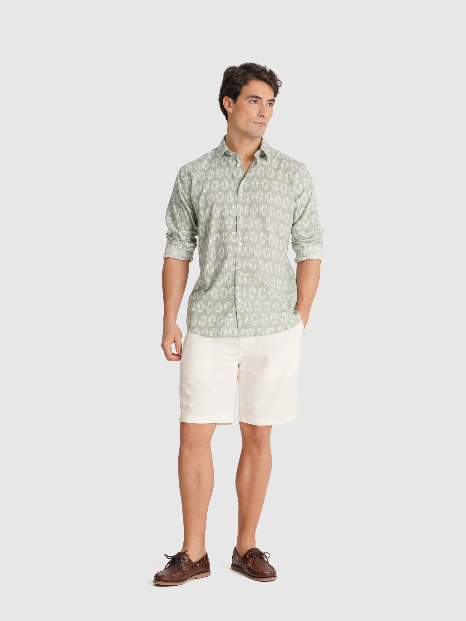 CAMISA MR AZUL MANGA LARGA REGULAR FIT. AZUL