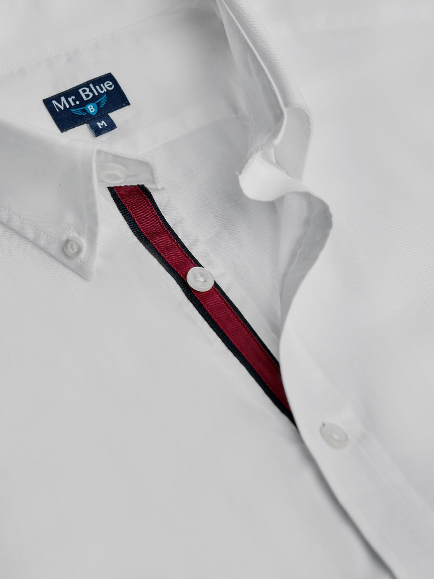 CAMISA MR BLANCA REGULAR FIT. AZUL
