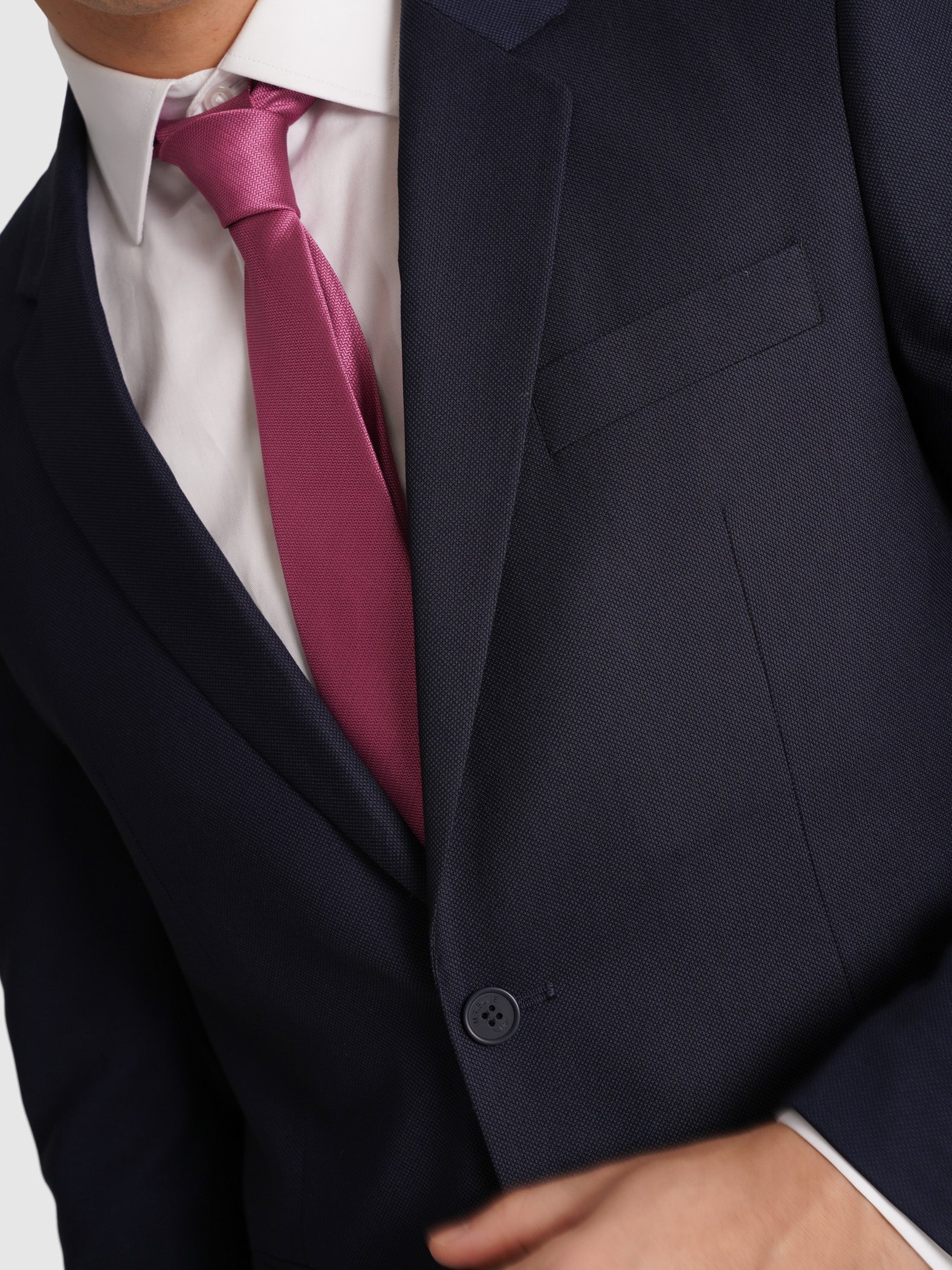 TRAJE AZUL MANGA LARGA REGULAR FIT MR. AZUL