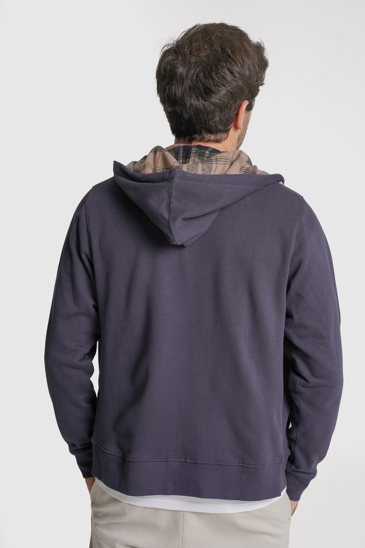 HOODIE ALGODÃO AZUL LISO MR. BLUE