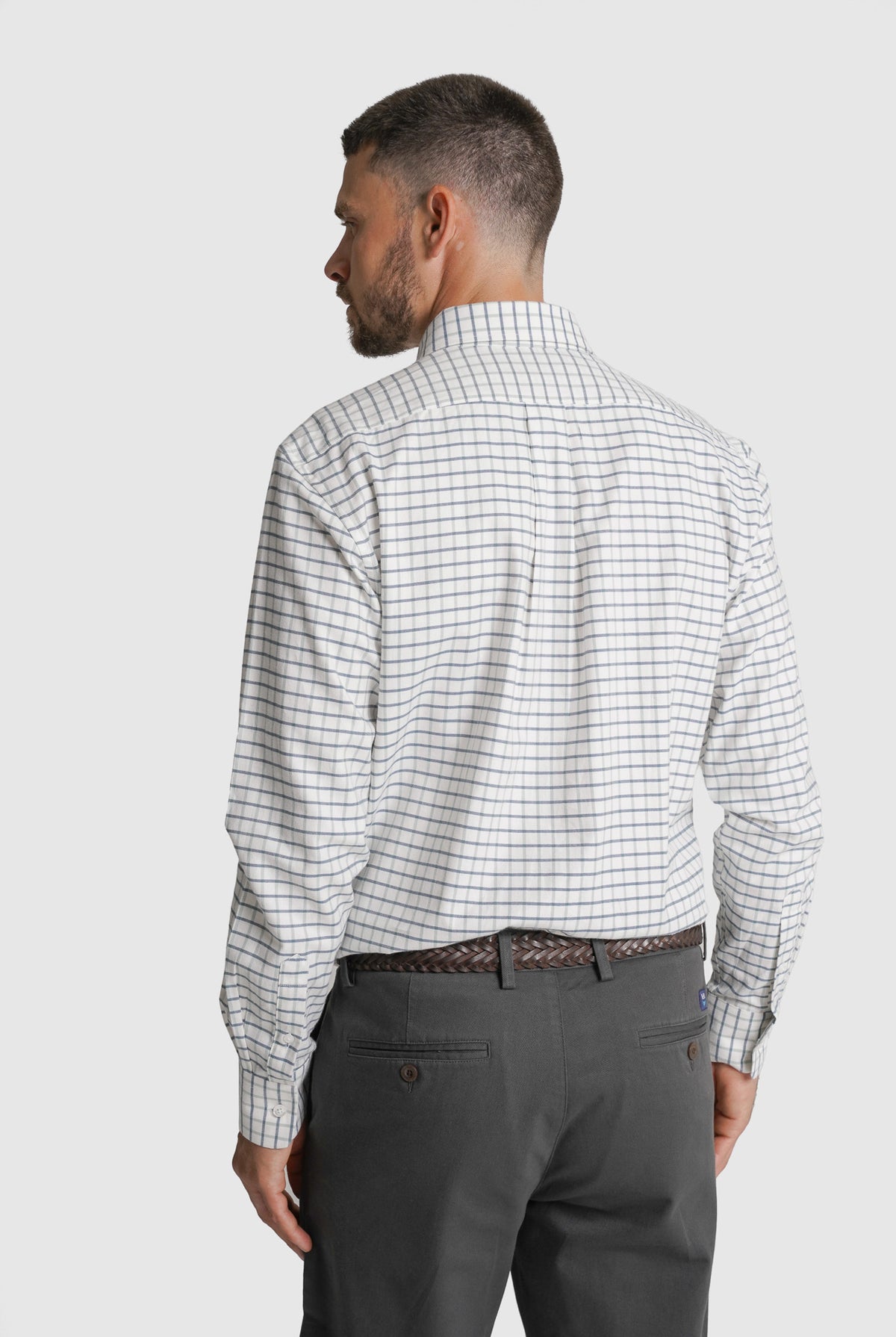 CAMISA FLANELA REGULAR FIT AZUL AO QUADRADO MR. BLUE