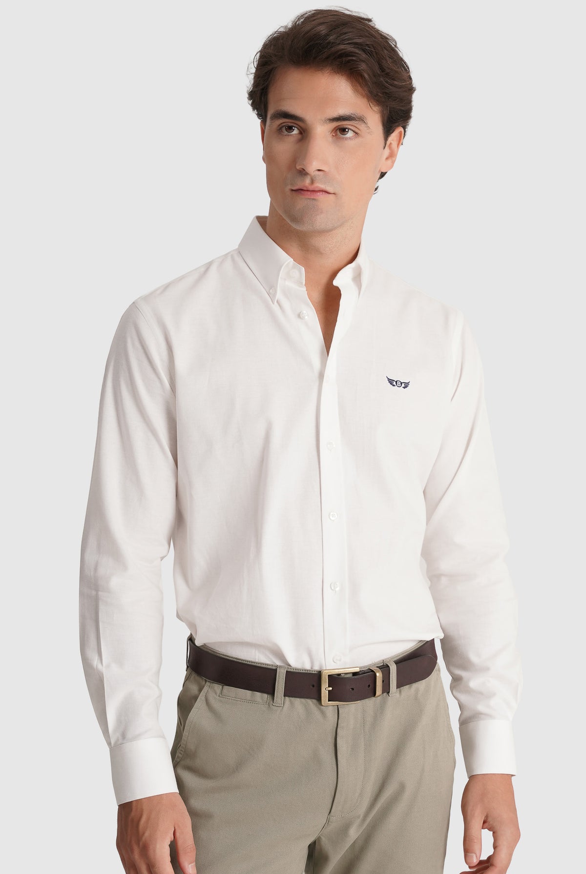 CAMISA OXFORD REGULAR FIT BRANCA LISA MR. BLUE