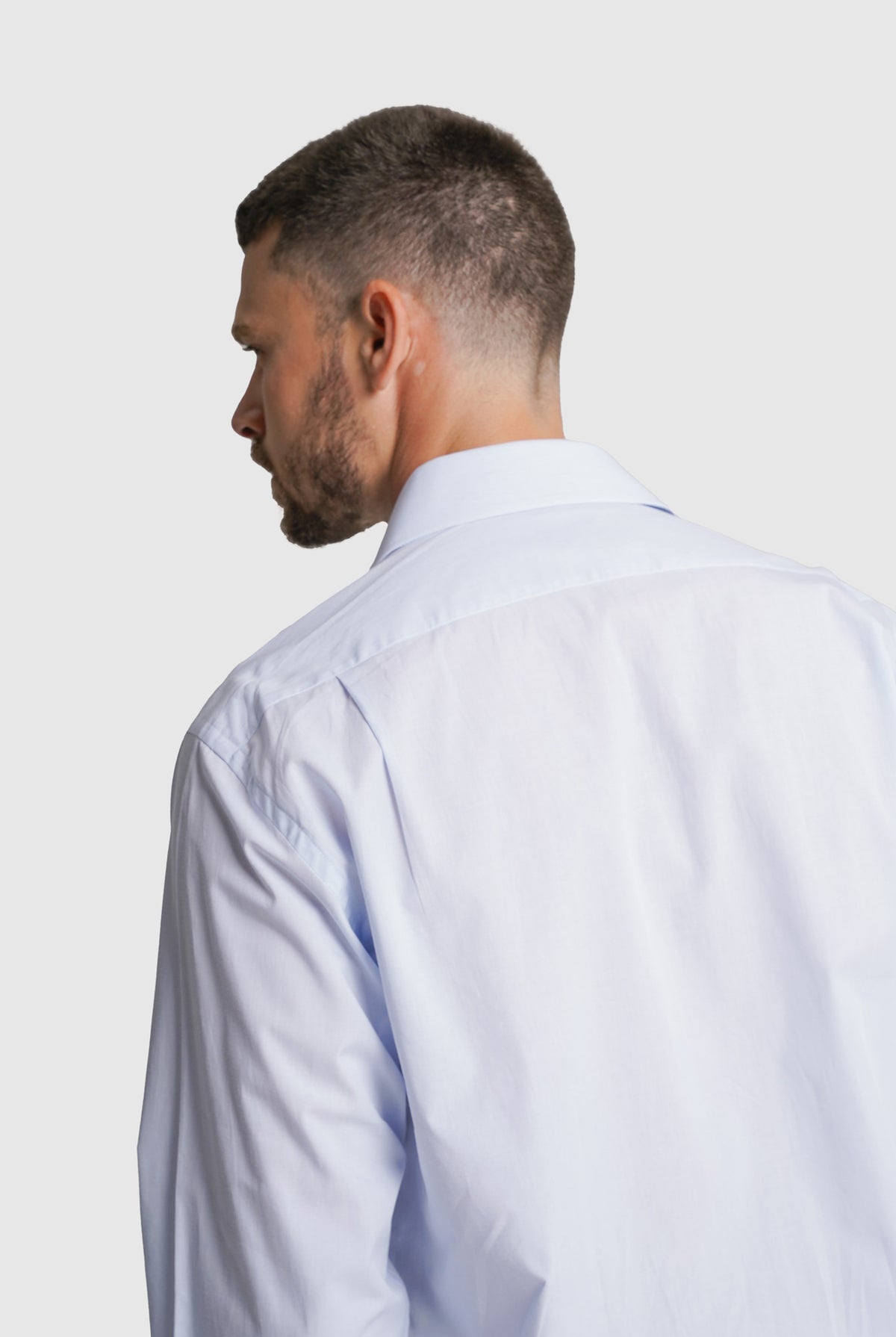 CAMISA POPELINE CLASSIC FIT AZUL ÀS RISCAS MR. BLUE