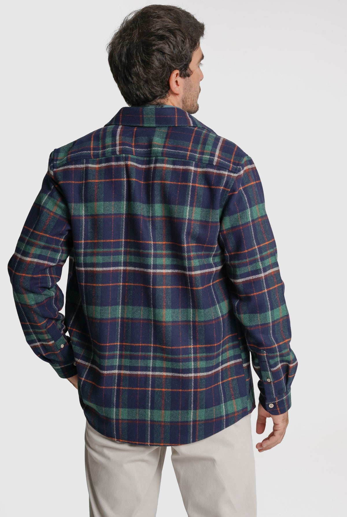 SOBRECAMISA LÃ REGULAR FIT AZUL AO QUADRADO MR. BLUE