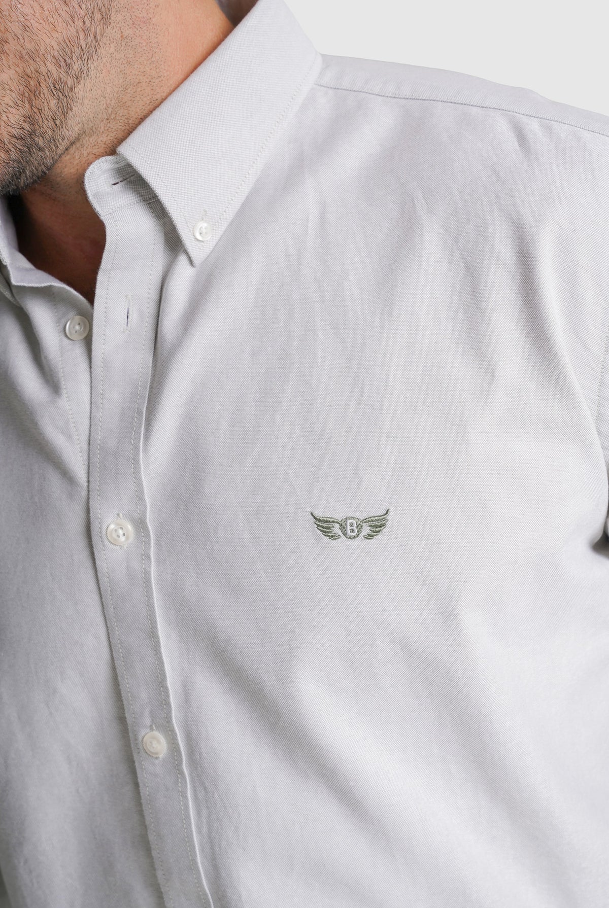CAMISA OXFORD REGULAR FIT VERDE LISA MR. BLUE