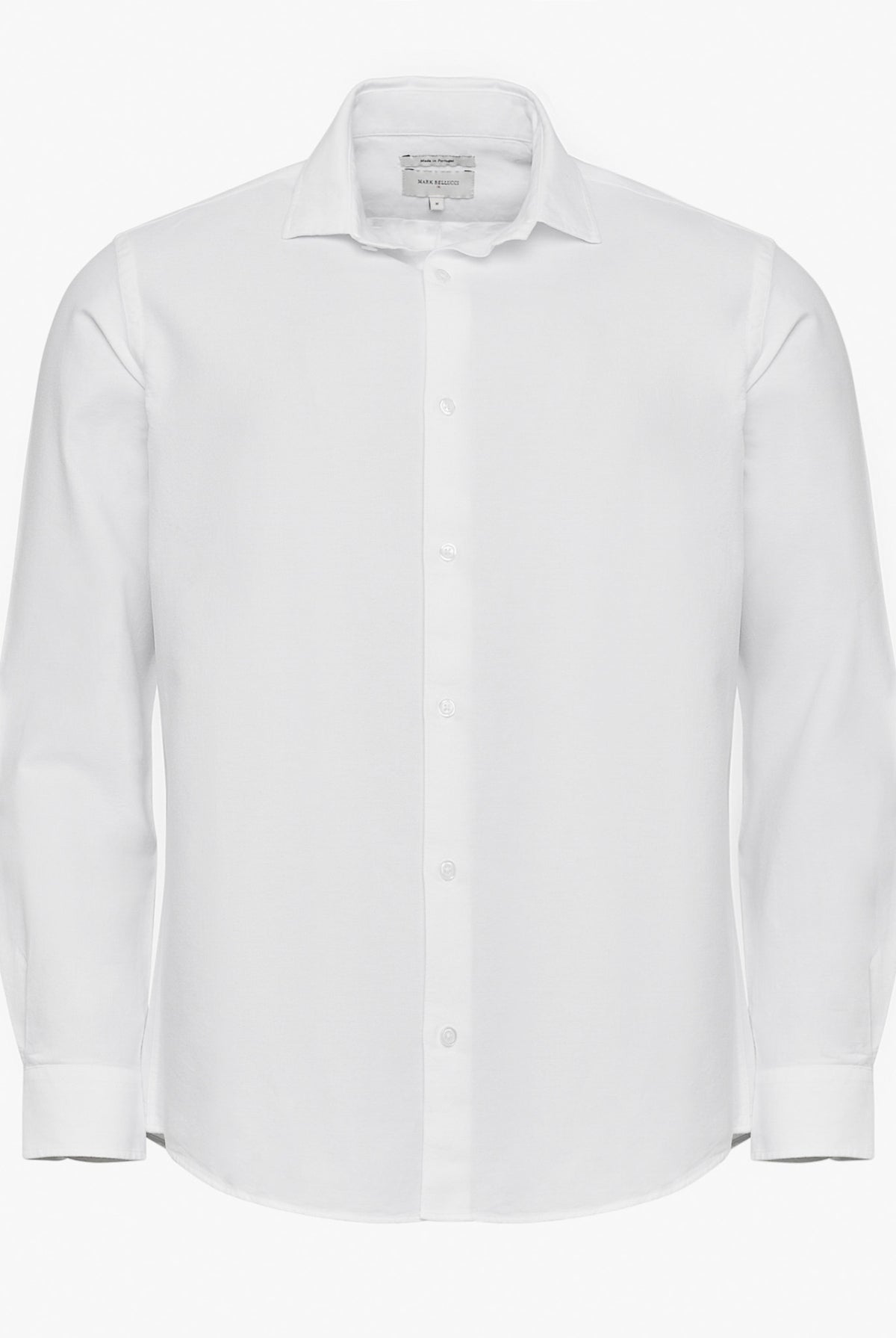CAMISA PIQUET REGULAR FIT BRANCA LISA MARK BELLUCCI