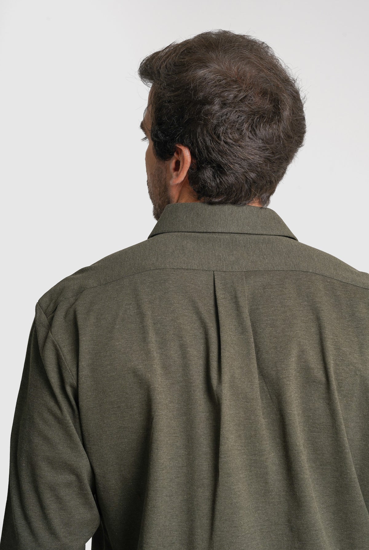 CAMISA ALGODÃO REGULAR FIT VERDE LISA MARK BELLUCCI