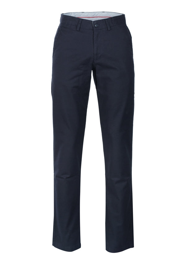 Pantalón chino regular fit algodón azul oscuro - Mr Blue
