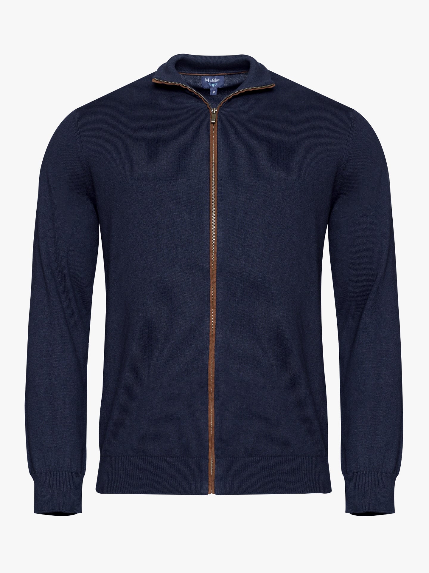 Mr. Blue Thin Brown Cashmere Pullover