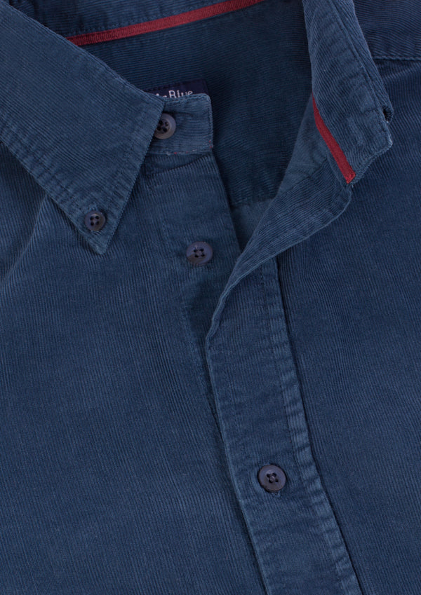 Mr. Blue Regular Fit Blue Shirt