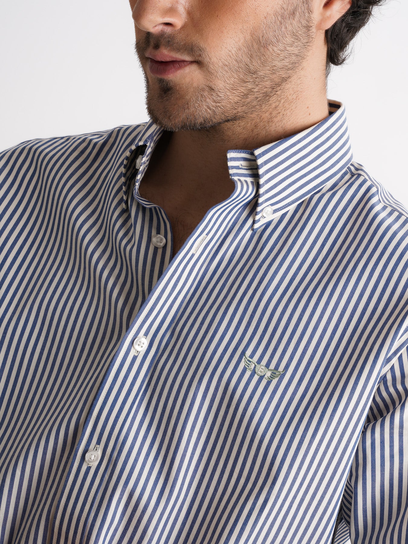 Mr. Blue Regular Fit Twill Shirt