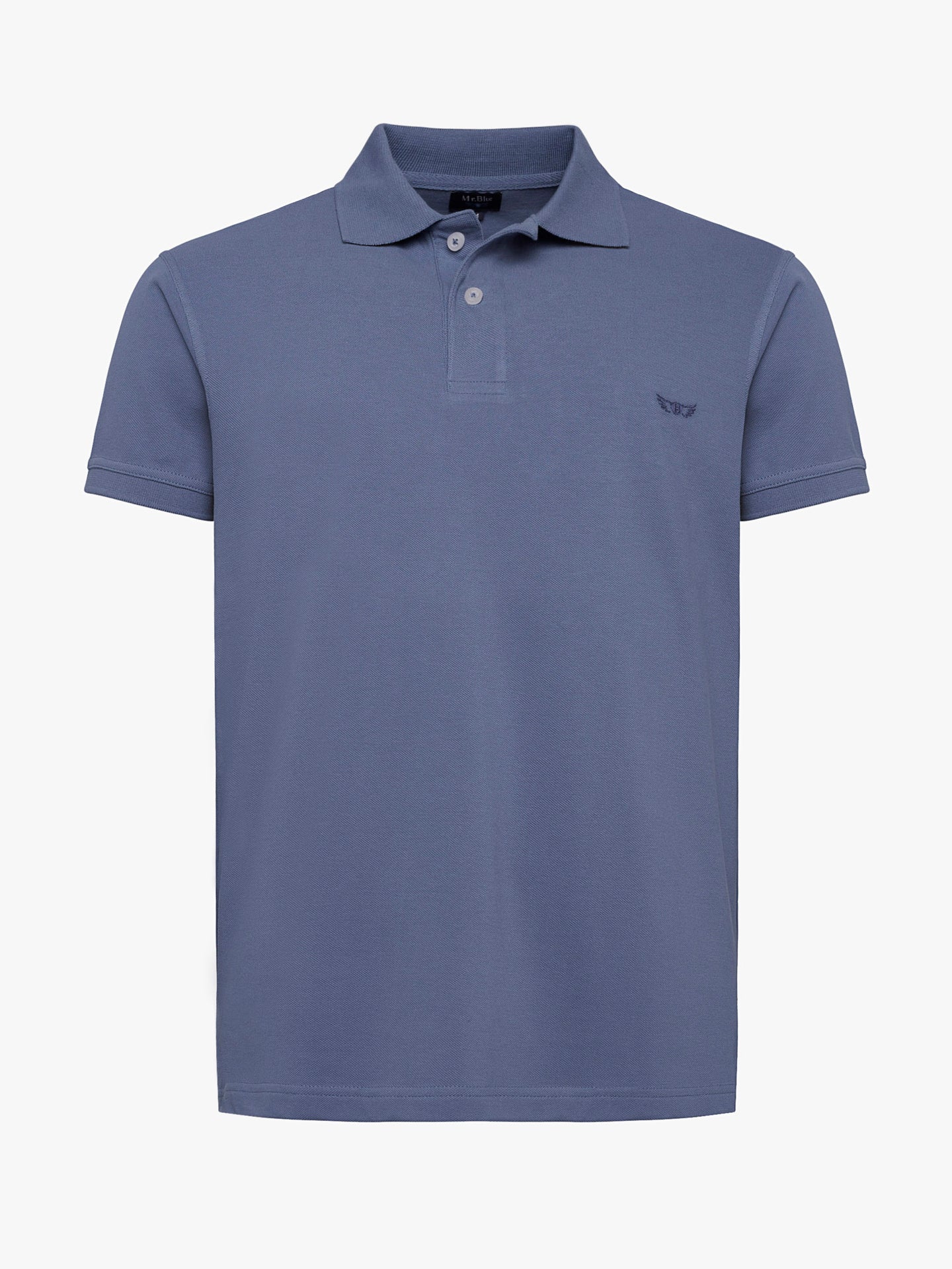 Polo de piqué de corte estándar de Mr. Blue