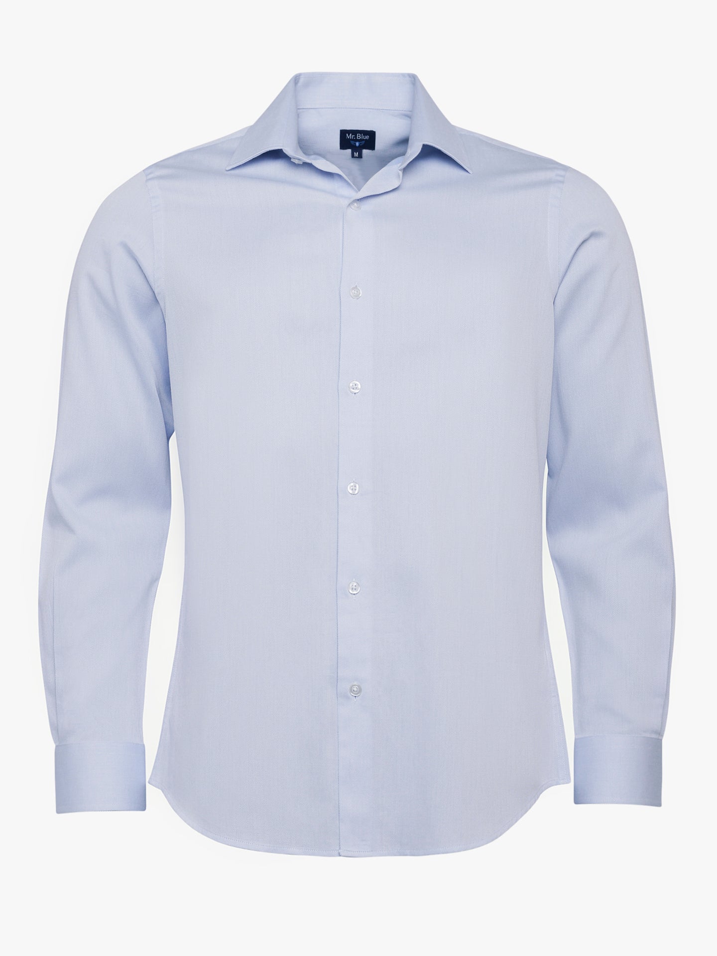 Camisa slim fit azul dobby Mr. Blue