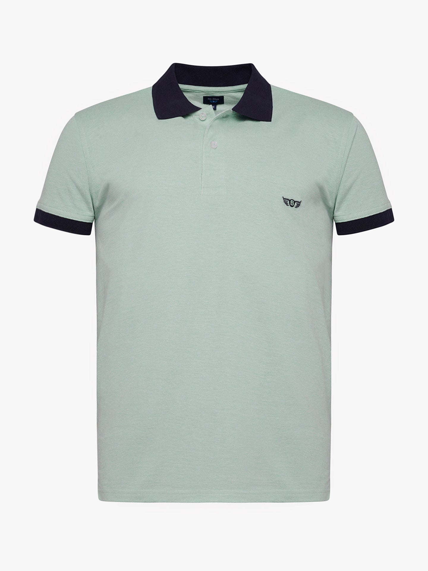 Polo de piqué de corte estándar de Mr. Blue