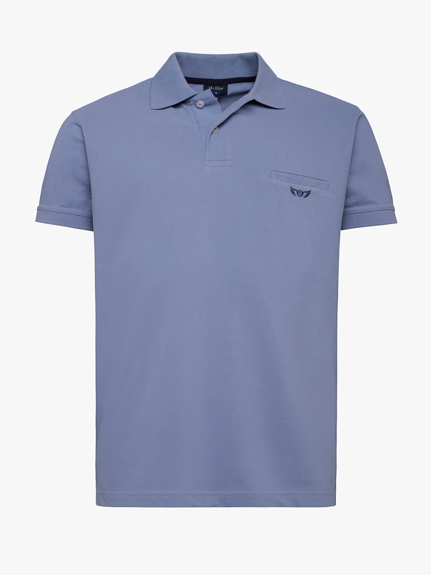 Mr. Blue Regular Fit Piquet Polo Shirt