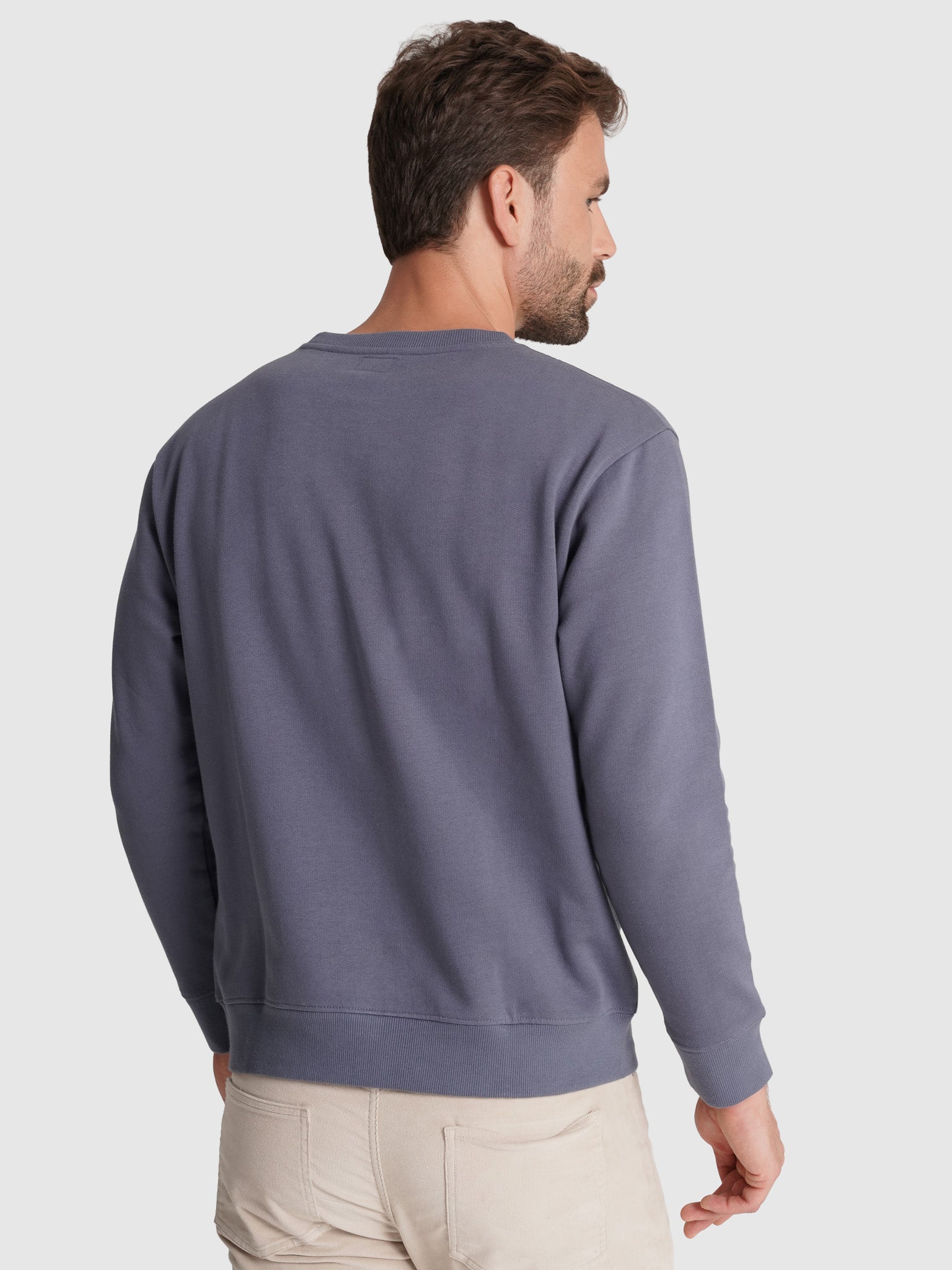 BLUE COTTON HOODIE LONG SLEEVE REGULAR FIT MR. BLUE