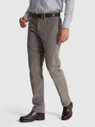 GREEN COTTON TROUSERS CLASSIC FIT MR. BLUE