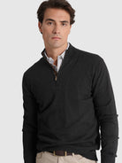 GRAY WOOL PULLOVER LONG SLEEVE REGULAR FIT MR. BLUE