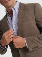 AMERICANA REGULAR FIT MARRÓN MR. AZUL