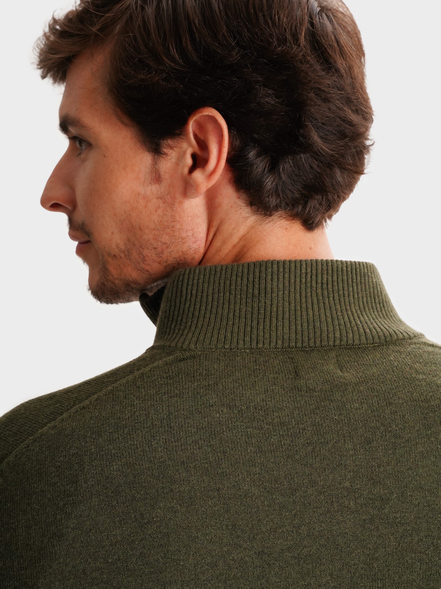 GREEN THIN PULLOVER LONG SLEEVE REGULAR FIT MR. BLUE