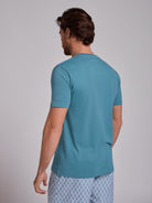 CAMISETA ALGODÓN VERDE MANGA CORTA REGULAR FIT MR. AZUL