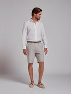 GREEN COTTON BERMUDA REGULAR FIT MR. BLUE