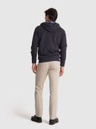 SUDADERA DE ALGODÓN AZUL MANGA LARGA REGULAR FIT MR. AZUL