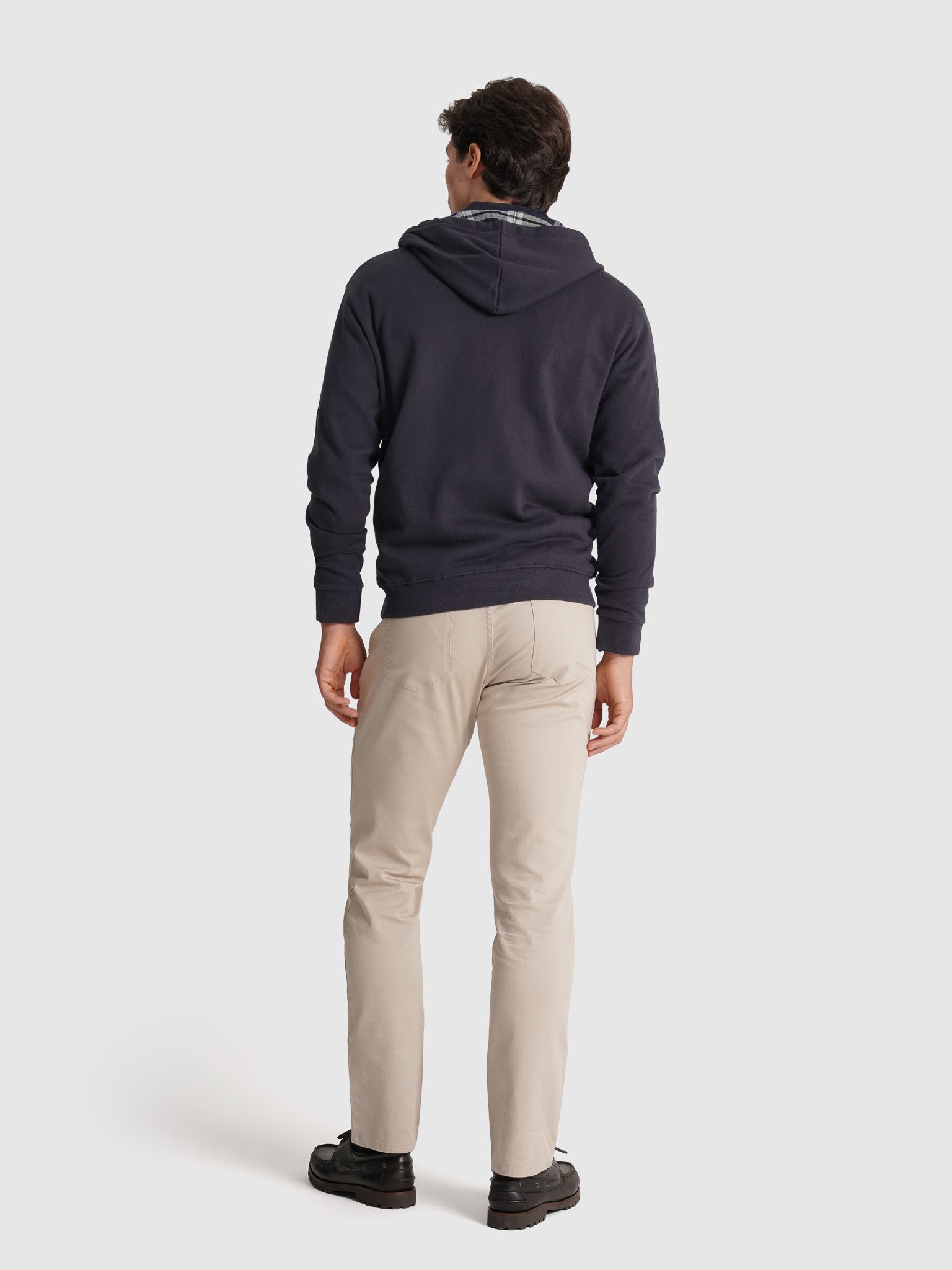 SUDADERA DE ALGODÓN AZUL MANGA LARGA REGULAR FIT MR. AZUL